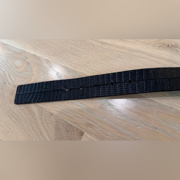 Michael Kora women’s black genuine leather belt size XL main image 5